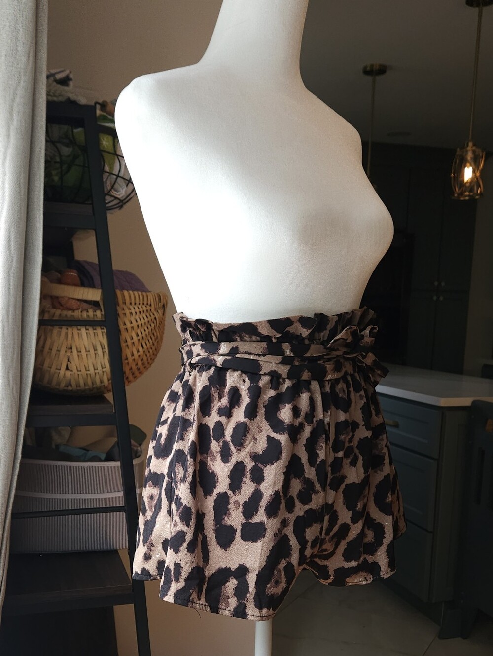 SHEIN Leopard Shorts
